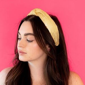 Golden Lily Gold Sequin Headband